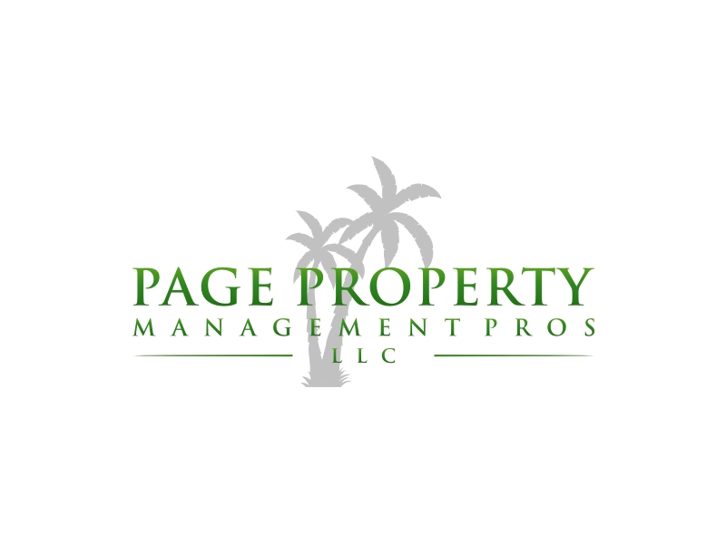 Page property management pros llc logo design by ArRizqu