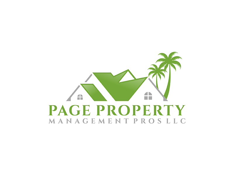 Page property management pros llc logo design by ndaru