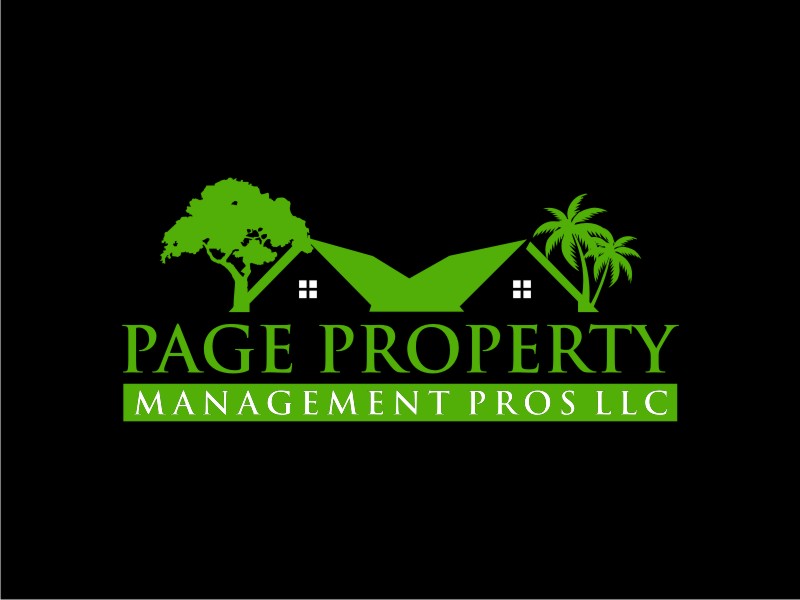 Page property management pros llc logo design by johana