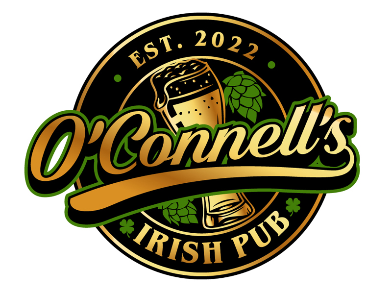 O'Connell's Irish Pub logo design by DreamLogoDesign