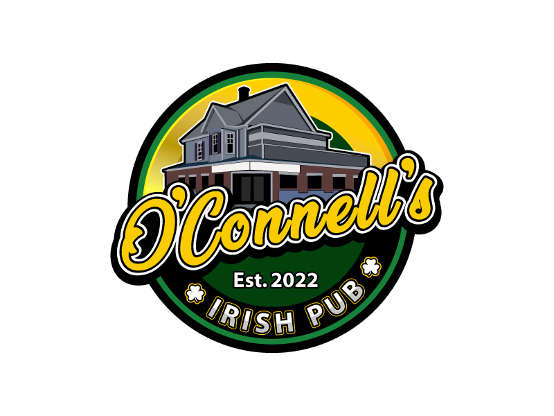 O'Connell's Irish Pub logo design by Koushik