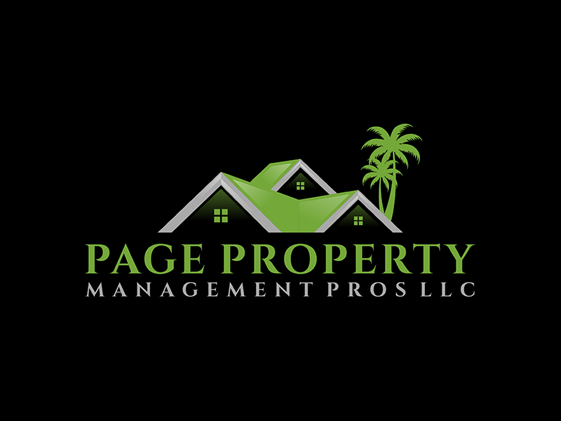 Page property management pros llc logo design by ndaru
