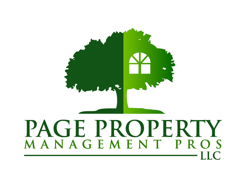 Page property management pros llc logo design by Dawnxisoul393