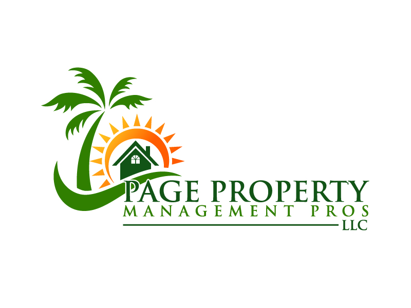 Page property management pros llc logo design by Dawnxisoul393