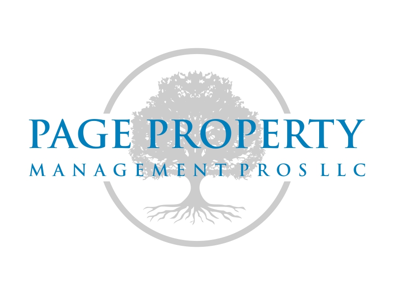 Page property management pros llc logo design by savana