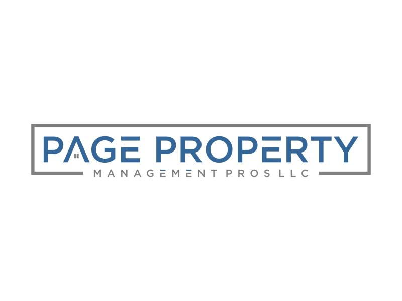 Page property management pros llc logo design by savana