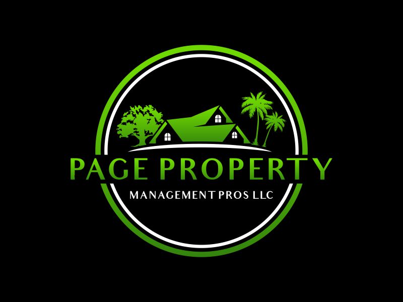 Page property management pros llc logo design by hopee