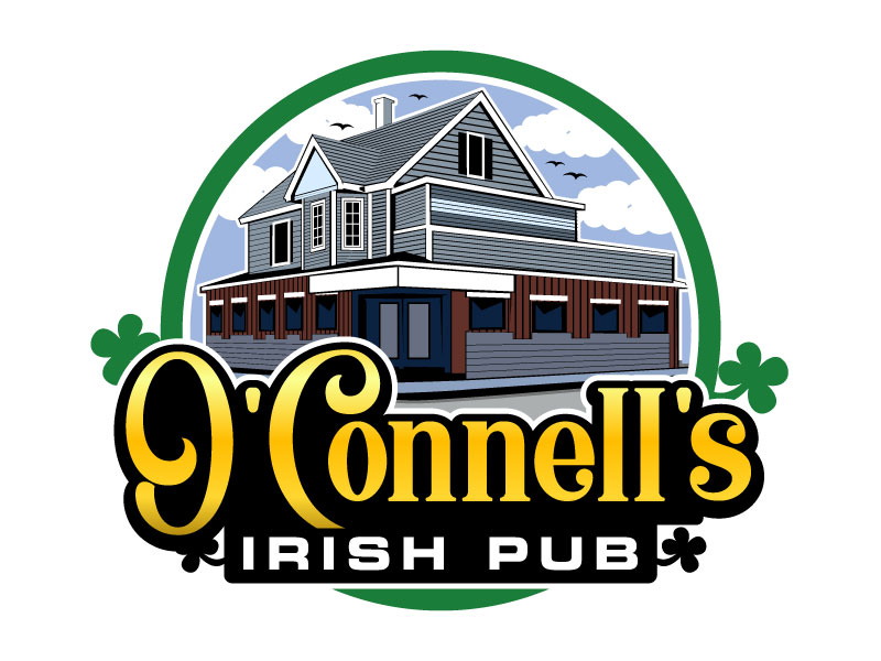 O'Connell's Irish Pub logo design by Gilate