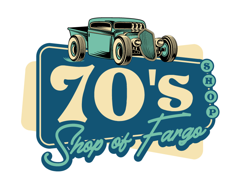 Hot Rod shop of Fargo logo design by Ultimatum