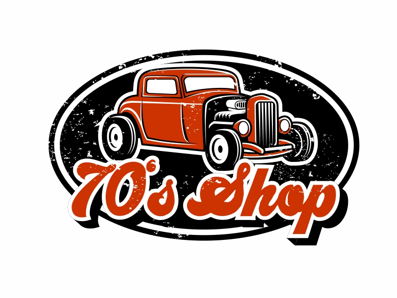 Hot Rod shop of Fargo logo design by haze