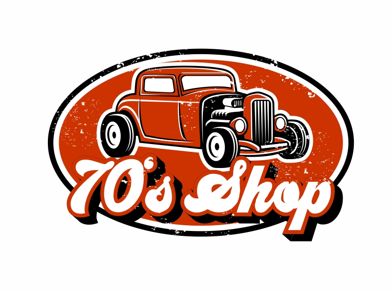 Hot Rod shop of Fargo logo design by haze