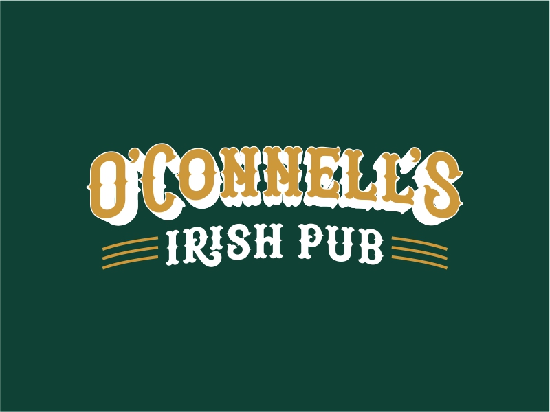 O'Connell's Irish Pub logo design by FloVal