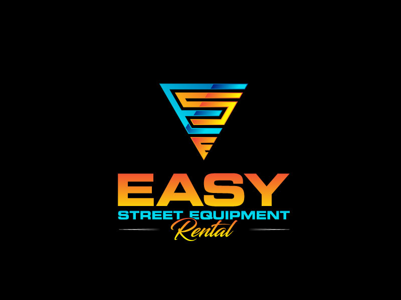 Easy Street Equipment Rental / ESE Rental logo design by bezalel