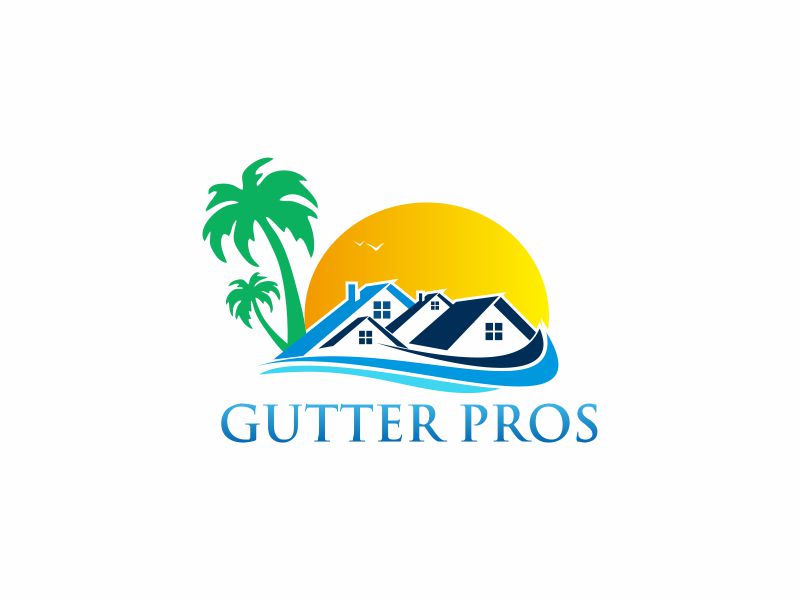 Gutter Pros logo design by Greenlight