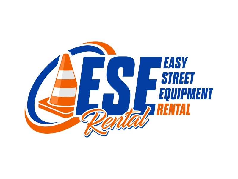 Easy Street Equipment Rental / ESE Rental logo design by ekitessar
