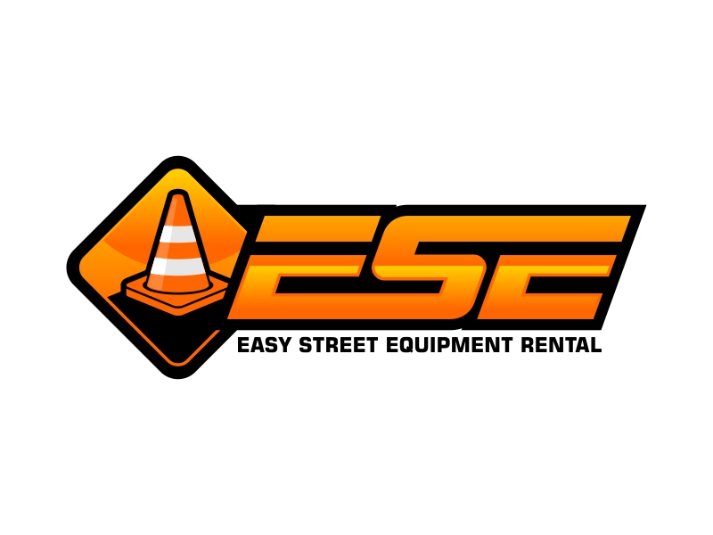 Easy Street Equipment Rental / ESE Rental logo design by ekitessar