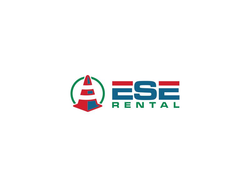 Easy Street Equipment Rental / ESE Rental logo design by oke2angconcept