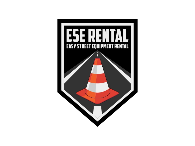 Easy Street Equipment Rental / ESE Rental logo design by Kruger