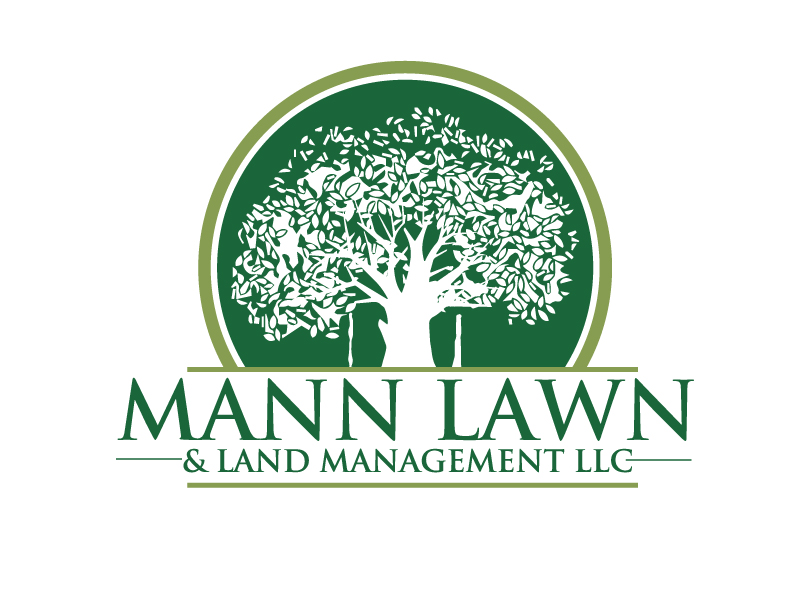 Mann Lawn & Land Management LLC logo design by ElonStark