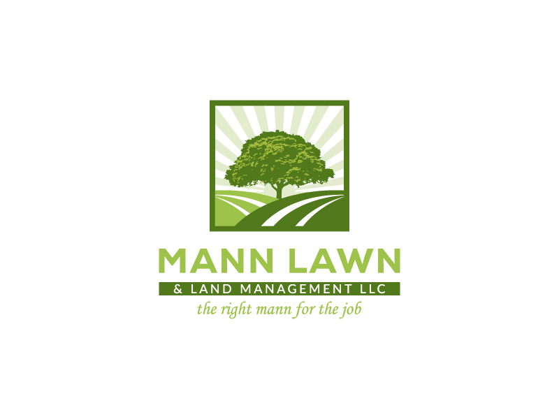 Mann Lawn & Land Management LLC logo design by pencilhand