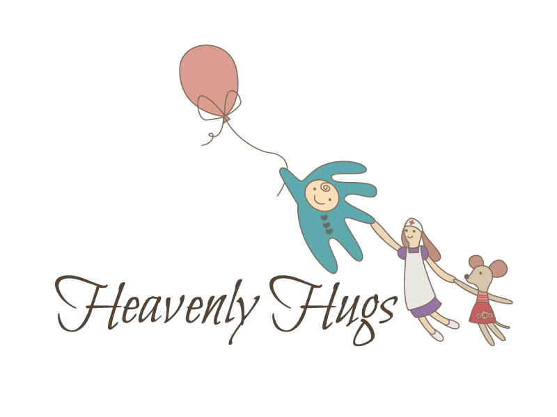 Heavenly Hugs logo design by Dawnxisoul393