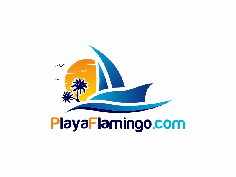 PlayaFlamingo.com logo design by Andri Herdiansyah