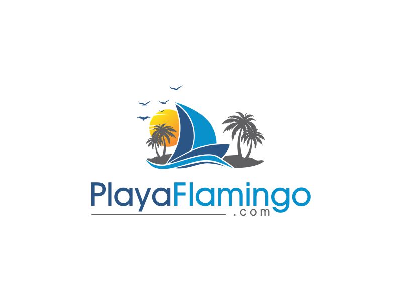 PlayaFlamingo.com logo design by oke2angconcept