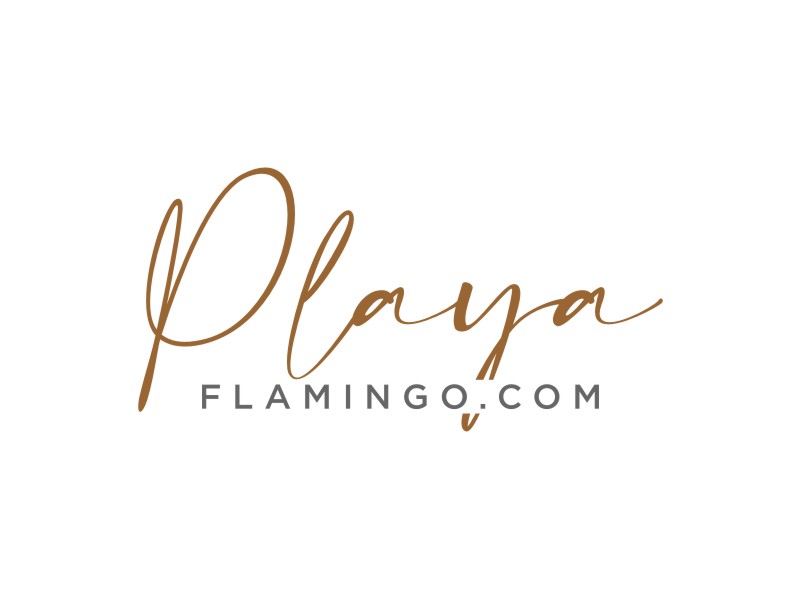 PlayaFlamingo.com logo design by Artomoro