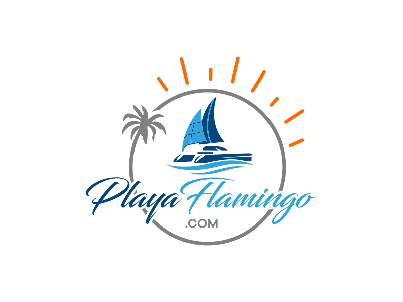 PlayaFlamingo.com logo design by luckyprasetyo