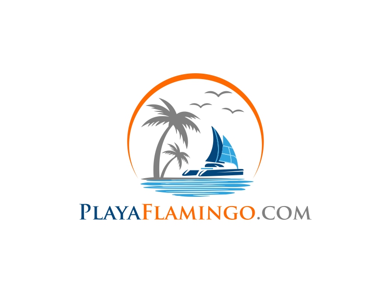 PlayaFlamingo.com logo design by luckyprasetyo