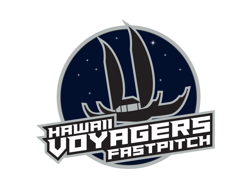 Hawaii Voyagers Fastpitch logo design by Kruger