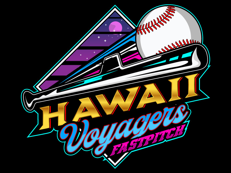 Hawaii Voyagers Fastpitch logo design by Suvendu