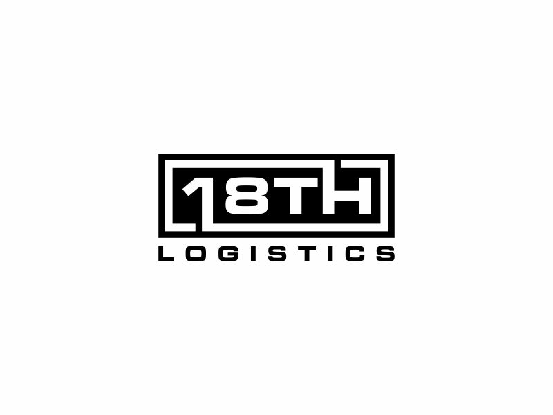 18th Logistics logo design by glasslogo