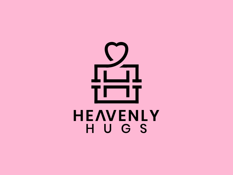 Heavenly Hugs logo design by Andri Herdiansyah