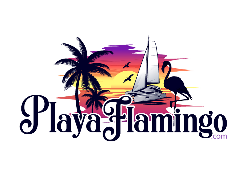 PlayaFlamingo.com logo design by Xeon