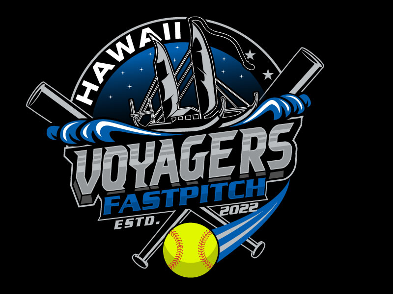 Hawaii Voyagers Fastpitch logo design by Suvendu