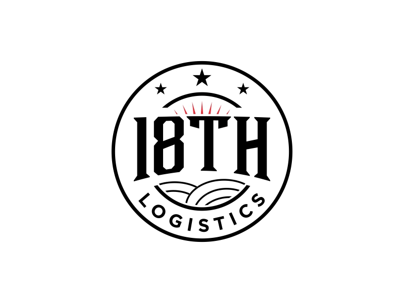 18th Logistics logo design by thiotadj