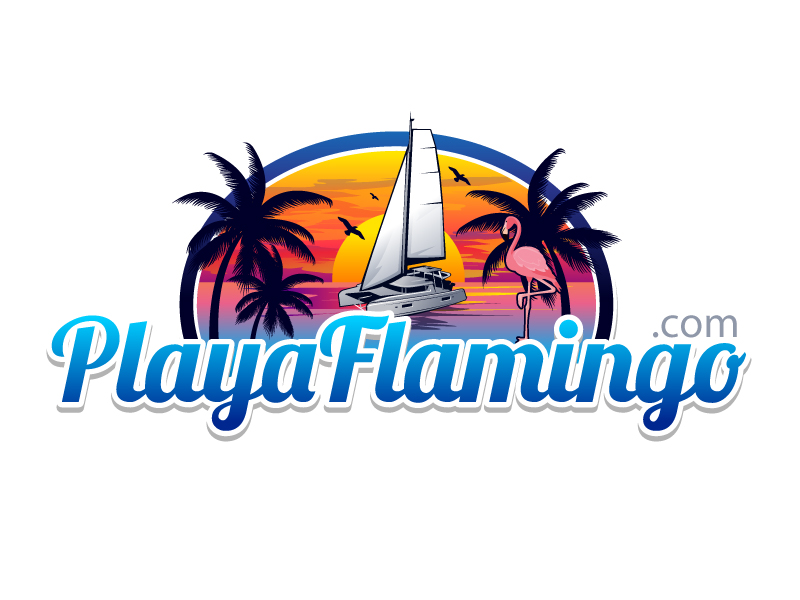 PlayaFlamingo.com logo design by XeonGraphics