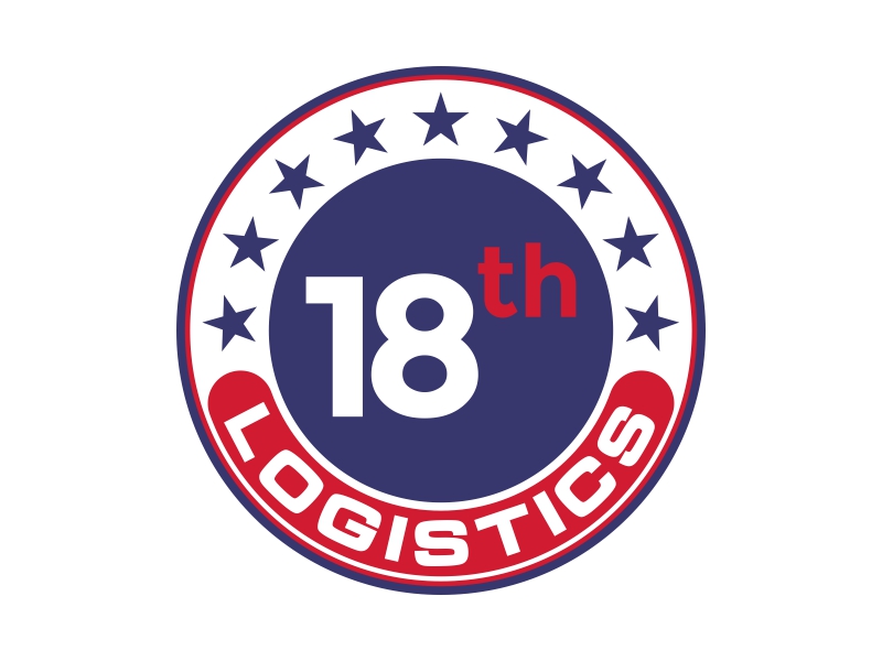 18th Logistics logo design by rizuki
