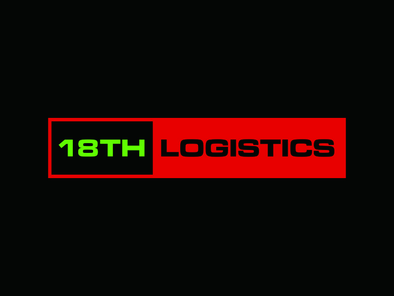 18th Logistics logo design by ozenkgraphic