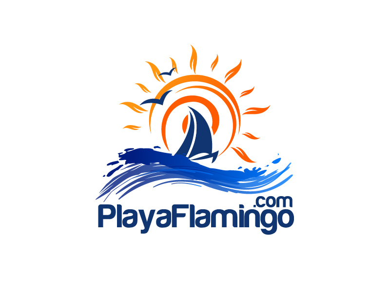PlayaFlamingo.com logo design by Dawnxisoul393