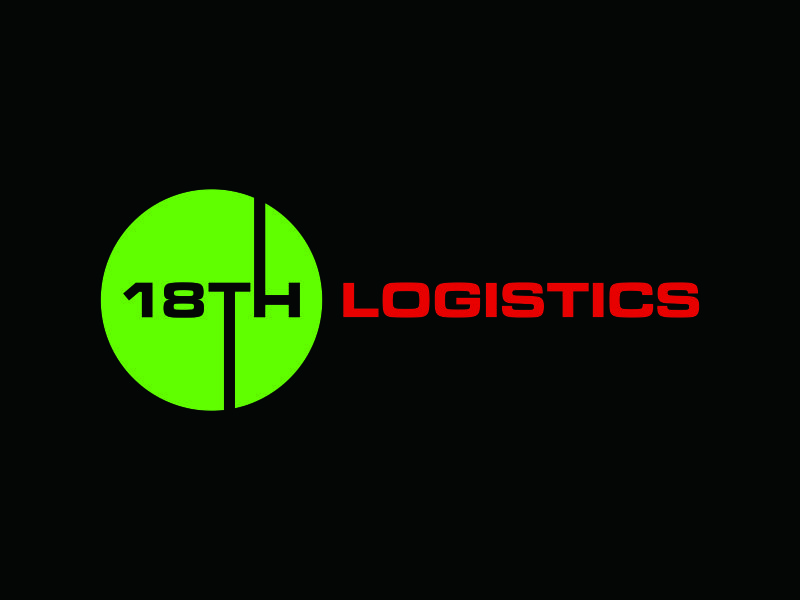 18th Logistics logo design by ozenkgraphic