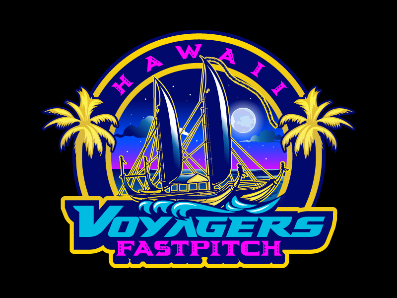 Hawaii Voyagers Fastpitch logo design by Gigo M