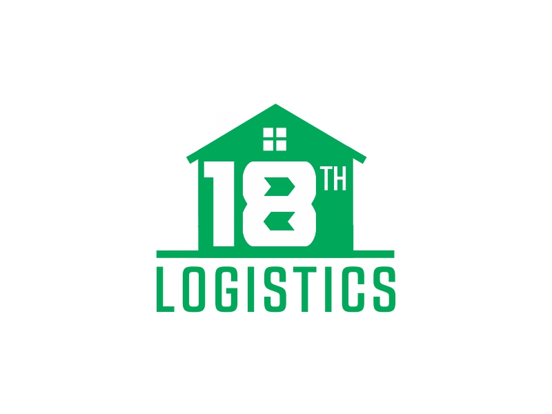 18th Logistics logo design by crearts