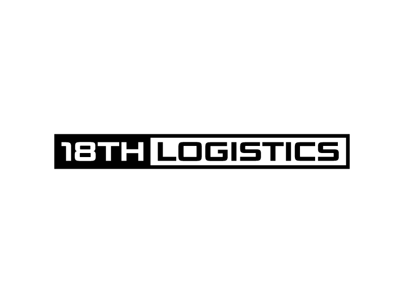 18th Logistics logo design by pencilhand