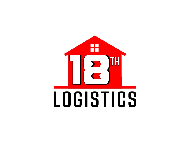 18th Logistics logo design by crearts