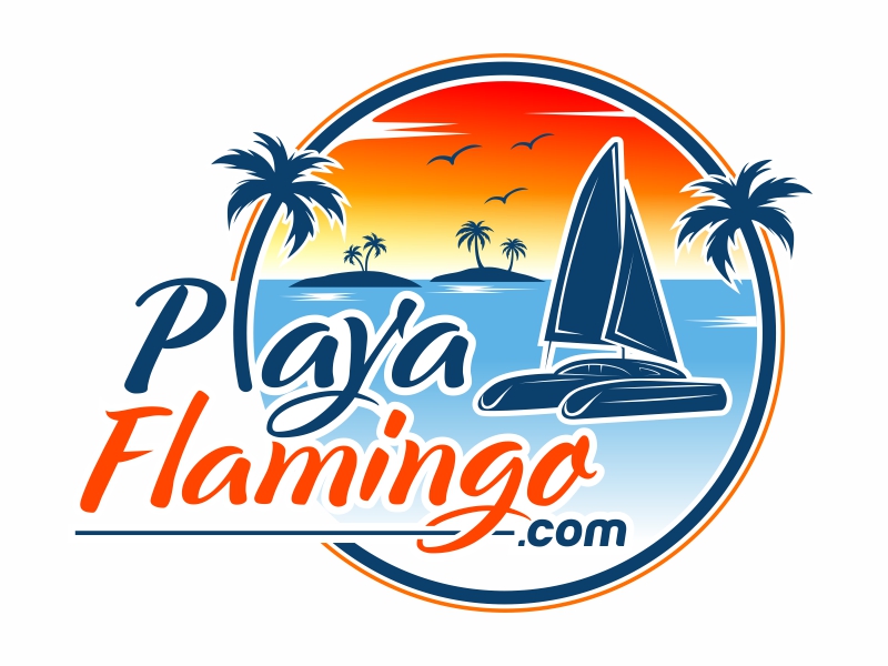 PlayaFlamingo.com logo design by qqdesigns