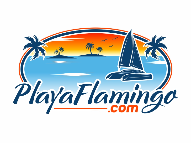 PlayaFlamingo.com logo design by qqdesigns