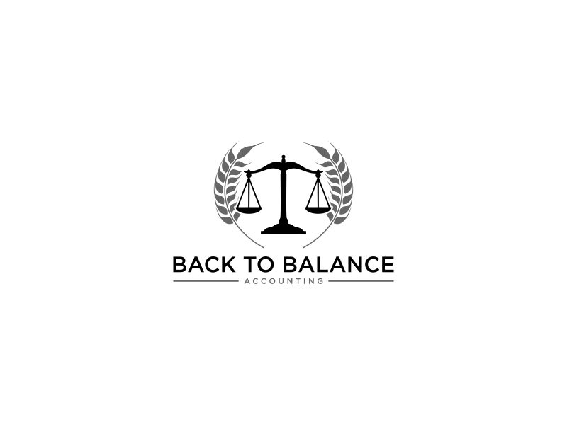 Back to Balance Accounting logo design by Gedibal