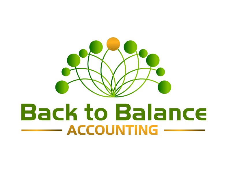 Back to Balance Accounting logo design by Dawnxisoul393